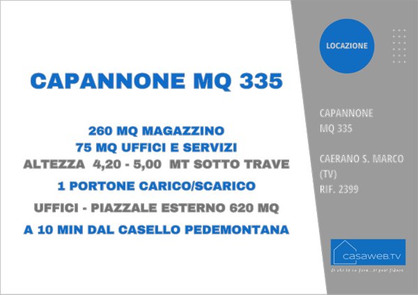ufficio in affitto a Caerano di San Marco