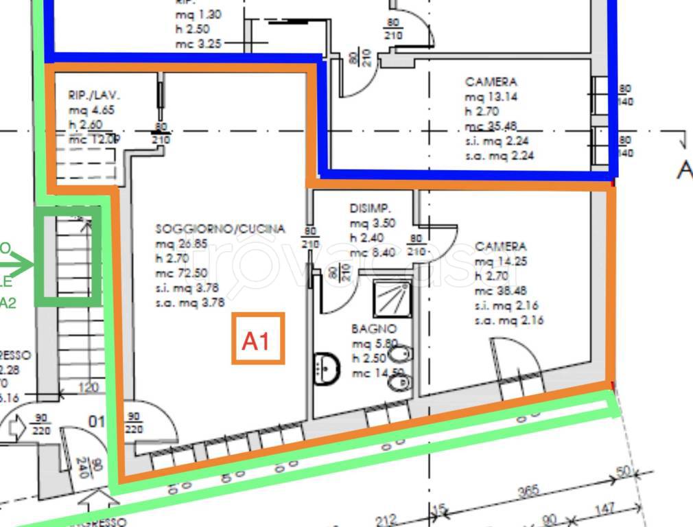appartamento in affitto a Castelfranco Veneto