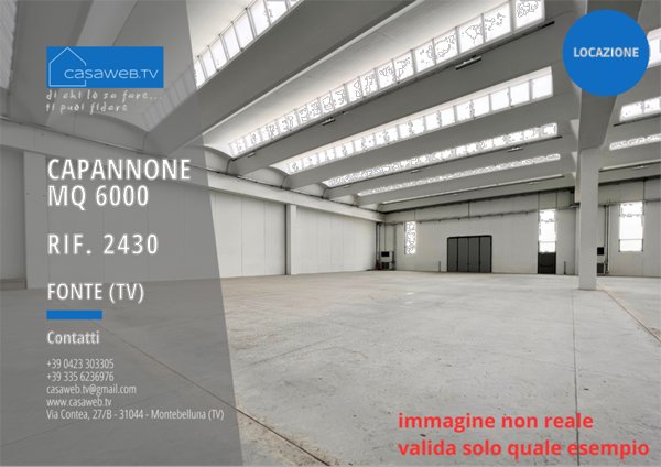 capannone in affitto a Fonte