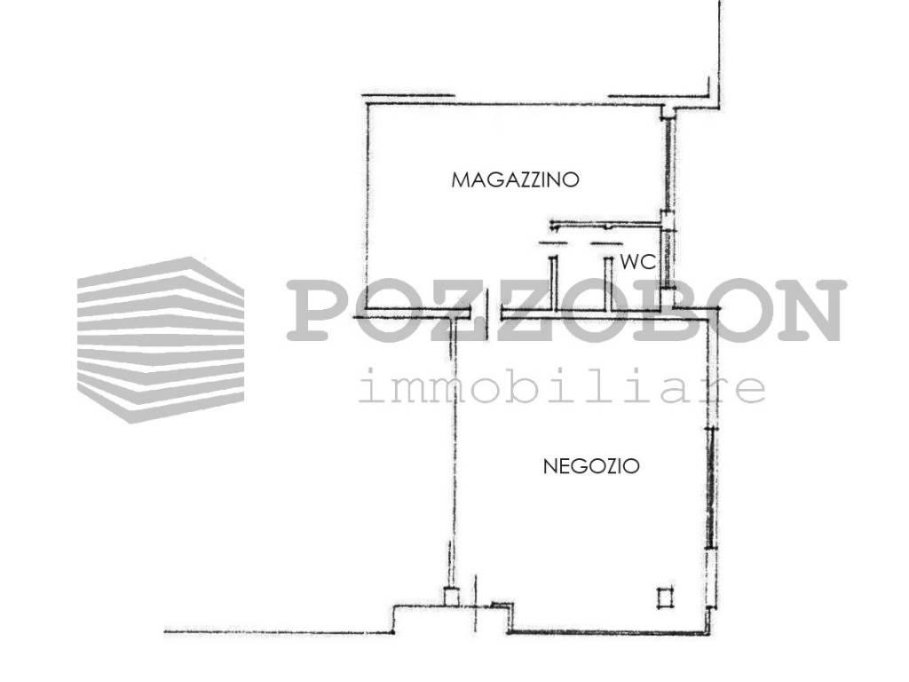 negozio in affitto a Montebelluna in zona Biadene
