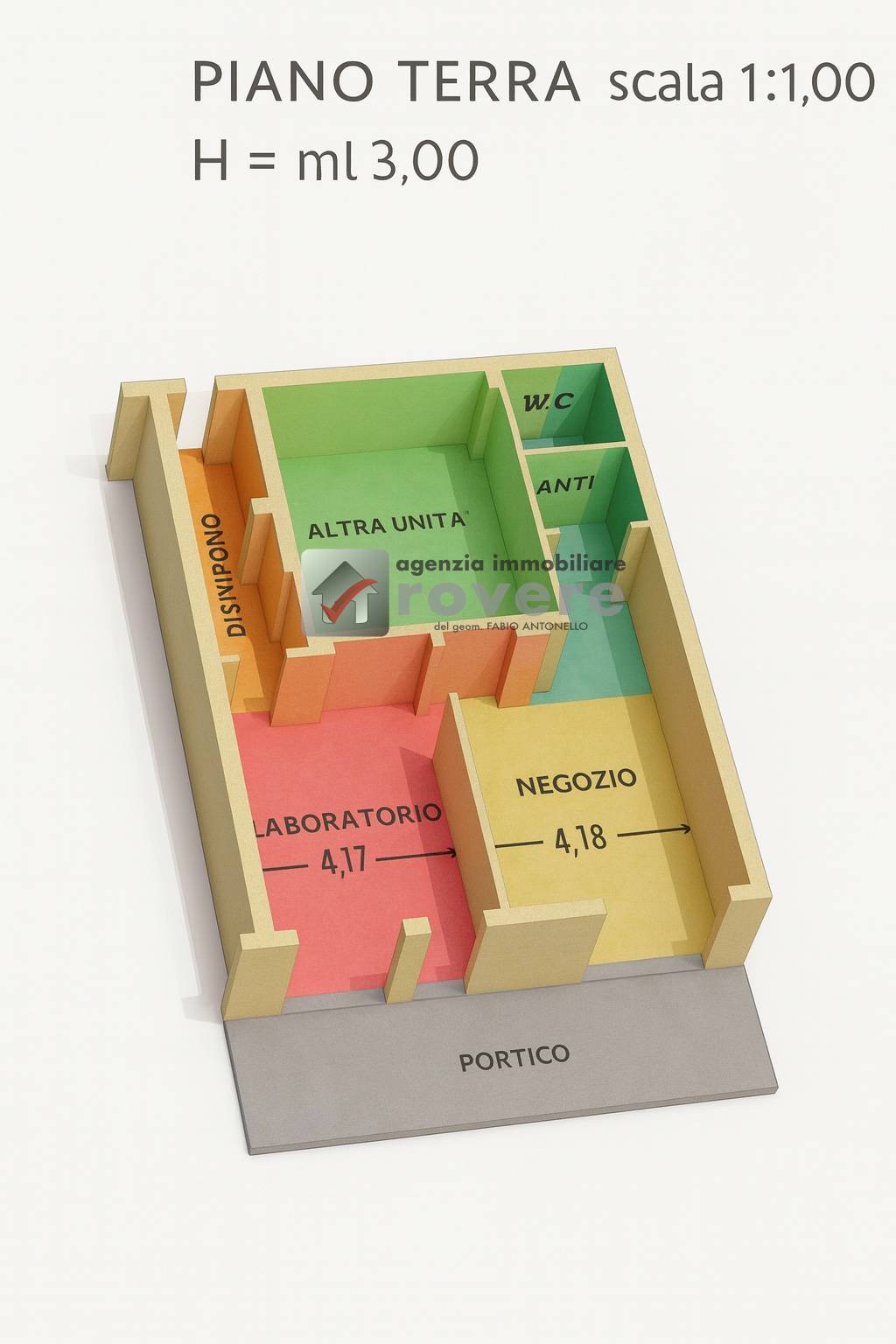 locale commerciale in affitto a Villorba in zona Fontane