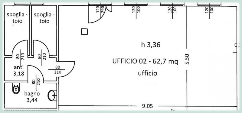 ufficio in affitto a Mira