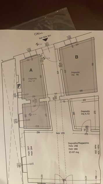 locale di sgombero in affitto a Venezia in zona Sestiere San Polo