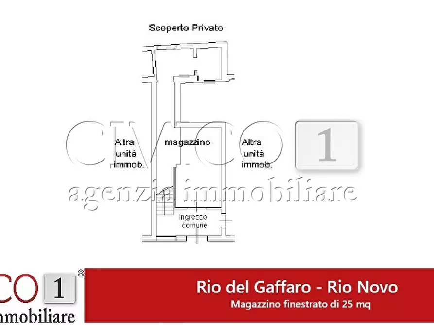 locale di sgombero in affitto a Venezia in zona Sestiere Santa Croce