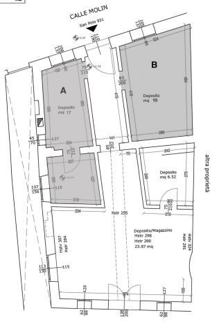 locale di sgombero in affitto a Venezia in zona Sestiere San Polo