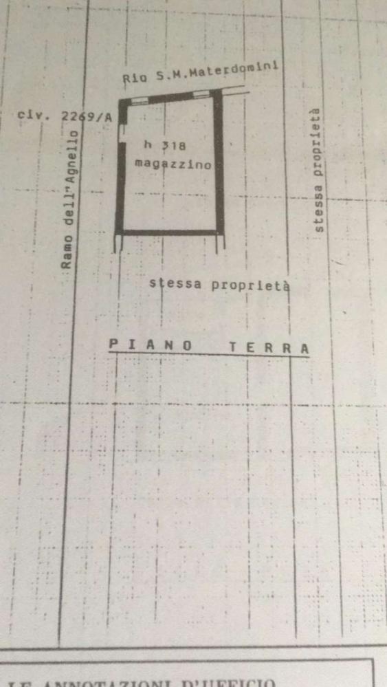 locale di sgombero in affitto a Venezia in zona Sestiere Santa Croce