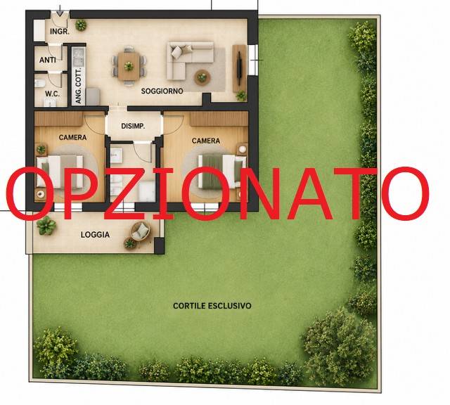 appartamento in affitto ad Abano Terme
