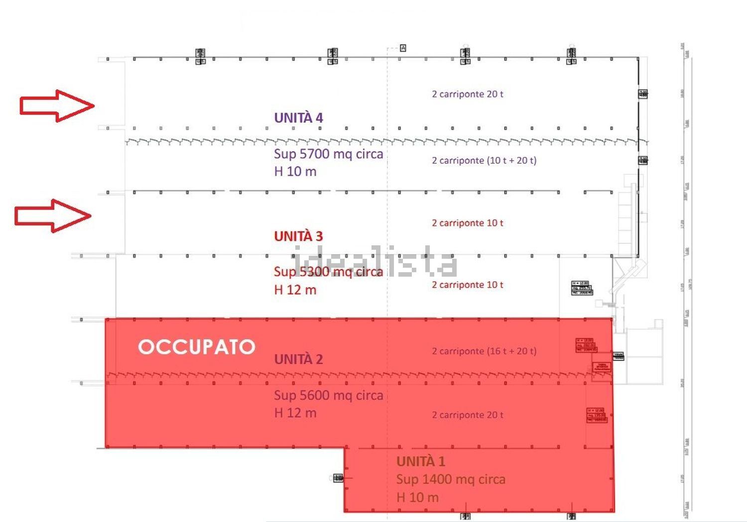 capannone in affitto a Cittadella