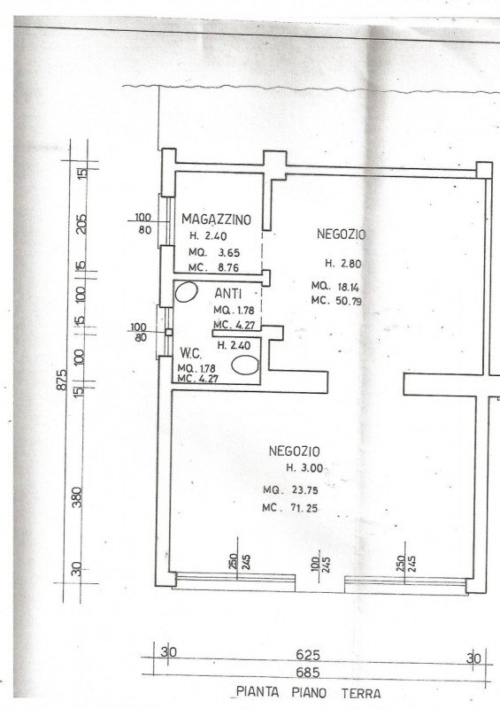 negozio in affitto a Montegrotto Terme in zona Mezzavia