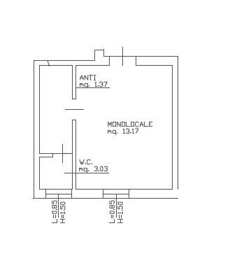 monolocale in affitto a Padova in zona Brentelle