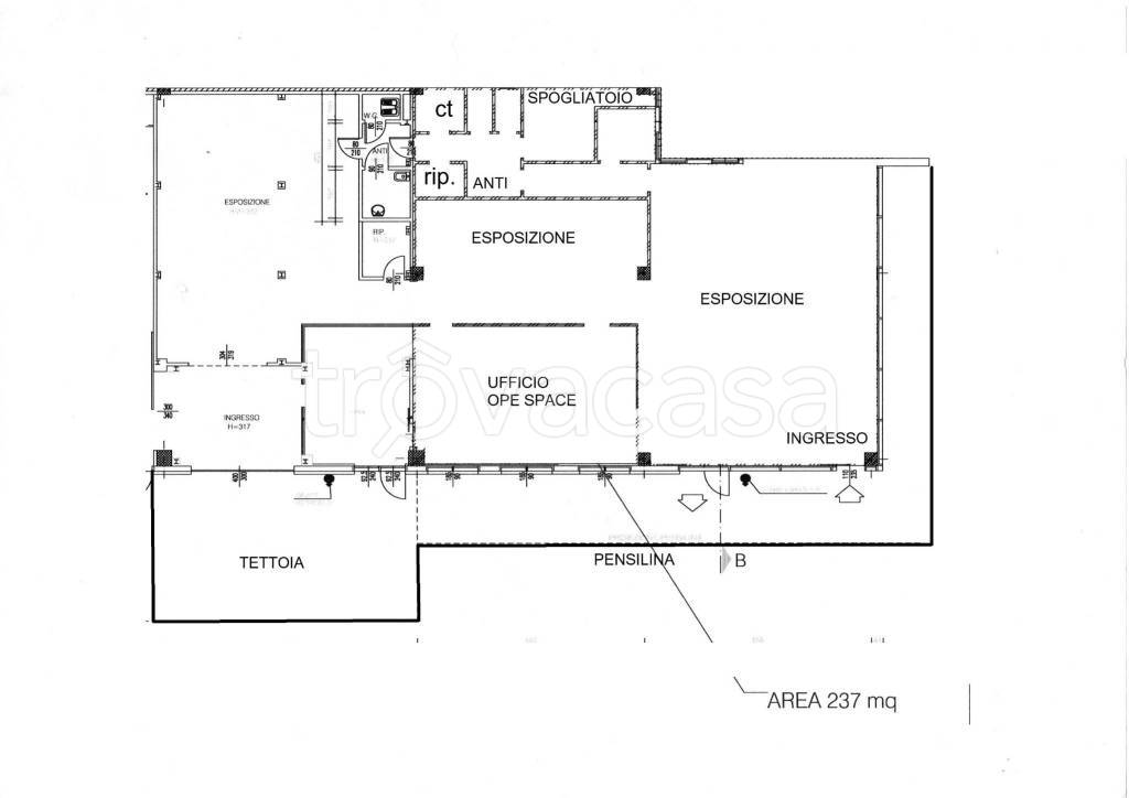 negozio in affitto a Padova in zona Stanga