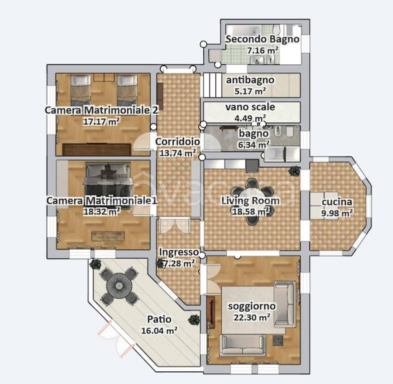 appartamento in affitto a Padova in zona Guizza