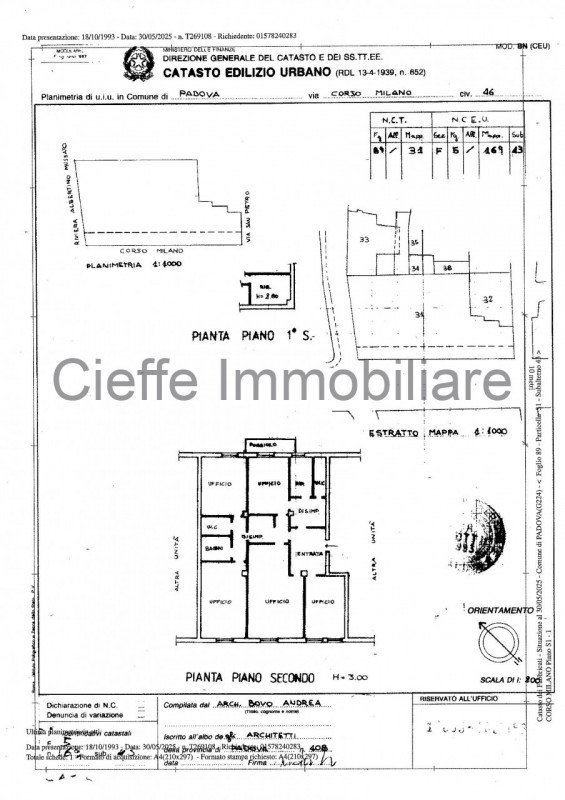 ufficio in affitto a Padova in zona Centro Storico