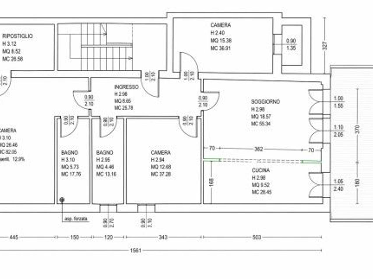 appartamento in affitto a Padova in zona Centro Storico
