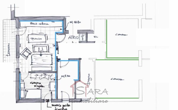 appartamento in affitto a Padova in zona Brentelle