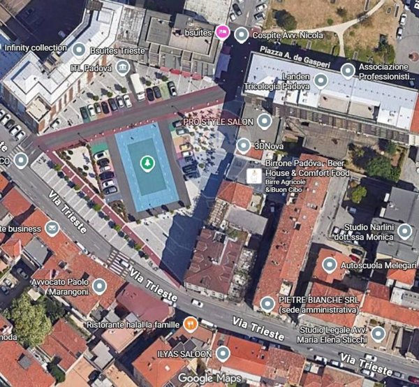box auto in affitto a Padova in zona Centro Storico