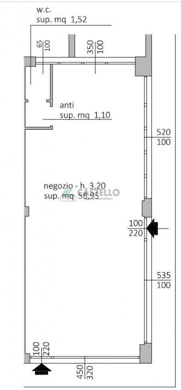 negozio in affitto a Vigonza in zona Codiverno