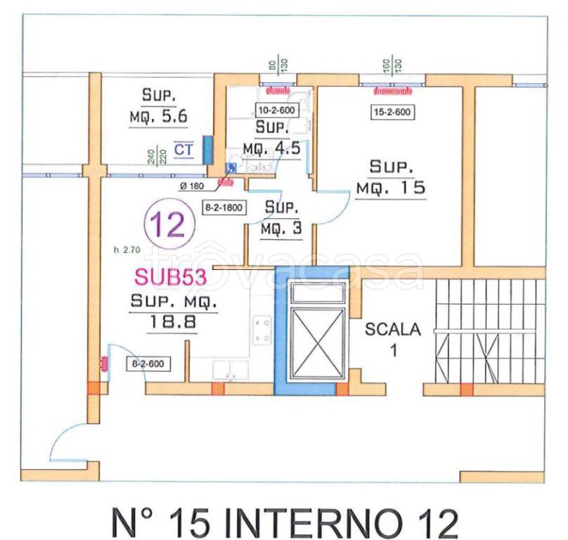 appartamento in affitto a Rovigo in zona Centro Storico