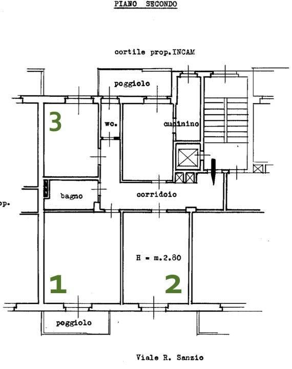 appartamento in affitto a Trieste in zona Cologna