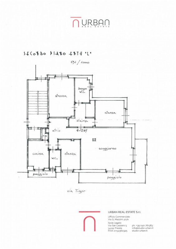 appartamento in affitto a Trieste