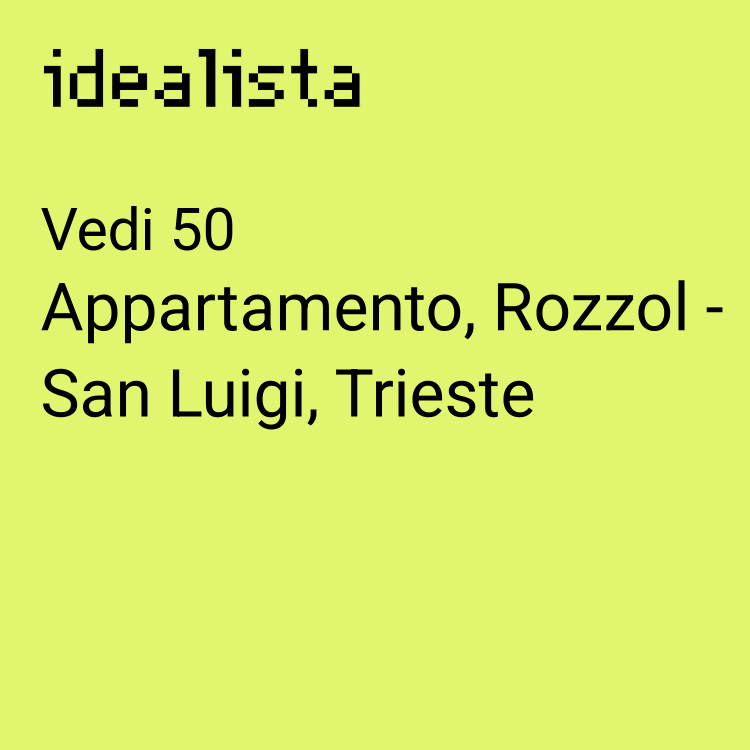 appartamento in affitto a Trieste in zona Chiadino