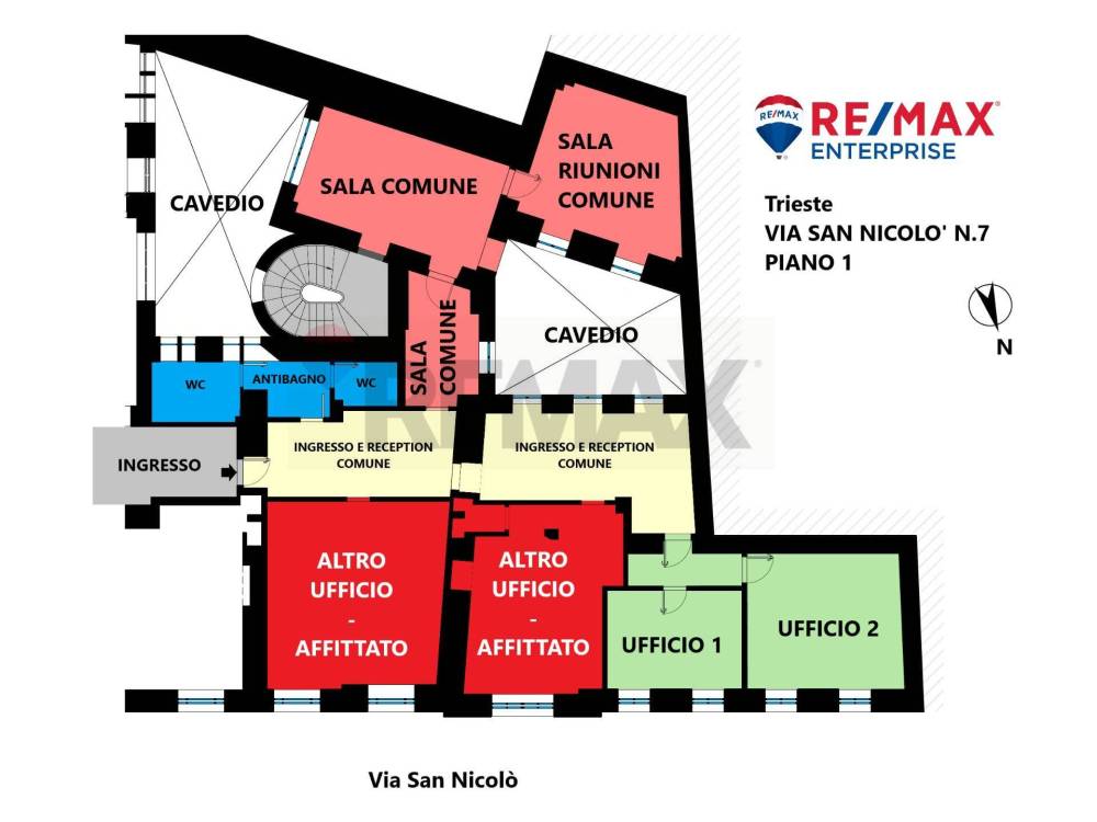 ufficio in affitto a Trieste