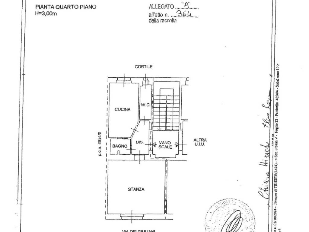 appartamento in affitto a Trieste in zona Chiarbola