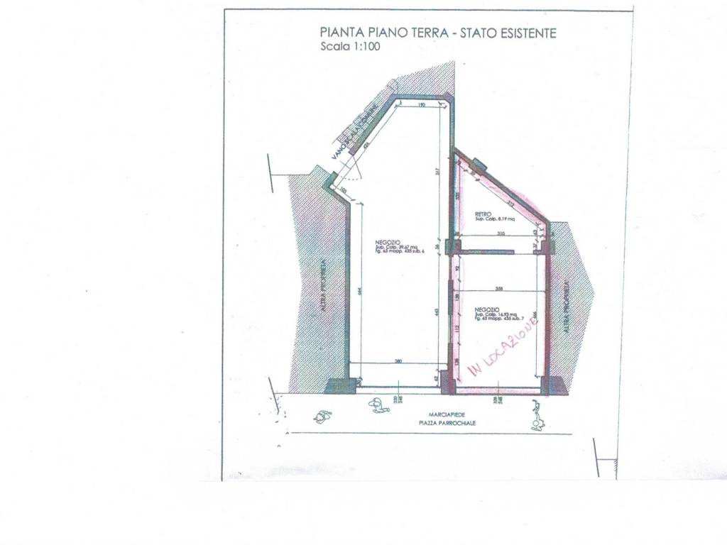 negozio in affitto a Borgosesia