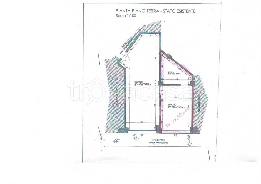 monolocale in affitto a Borgosesia