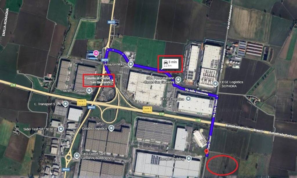 locale commerciale in affitto a Castel San Giovanni