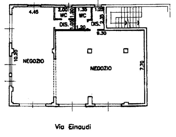 negozio in affitto a Piacenza in zona Infrangibile