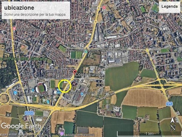appartamento in affitto a Piacenza in zona Stadio