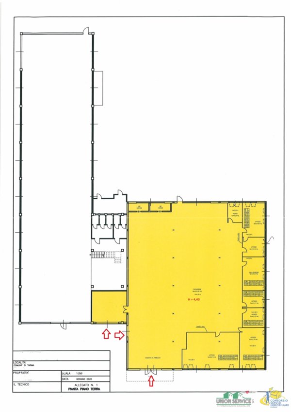 capannone in affitto a Parma in zona Crocetta