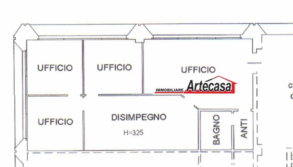 ufficio in affitto a Reggio nell'Emilia in zona Regina Pacis