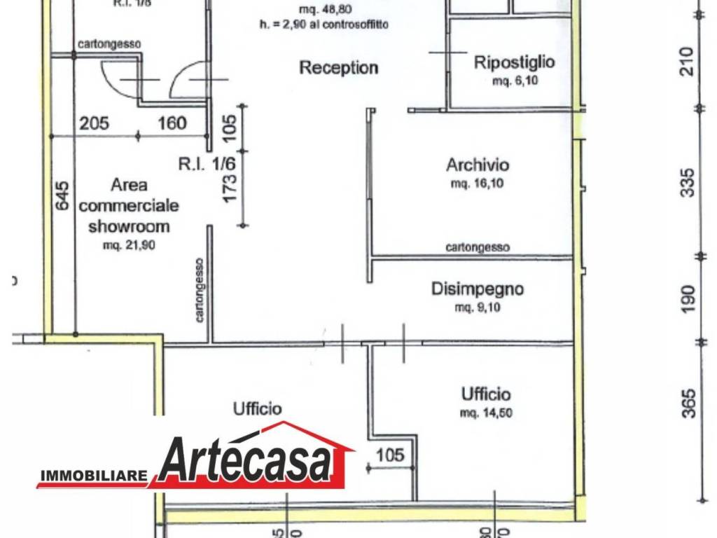 ufficio in affitto a Reggio nell'Emilia in zona Santa Croce