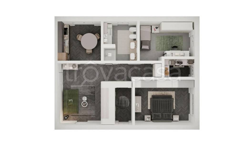 appartamento in affitto a Reggio nell'Emilia in zona Gavasseto