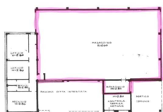 locale commerciale in affitto a Reggio nell'Emilia in zona Buco del Signore