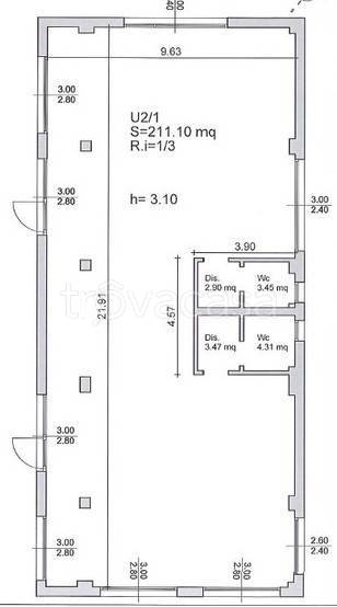 negozio in affitto a Reggio nell'Emilia in zona Pieve Modolena