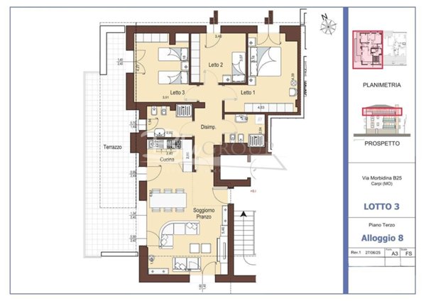ufficio in affitto a Carpi