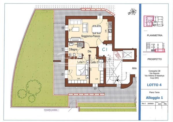 casa indipendente in affitto a Carpi in zona Quartirolo
