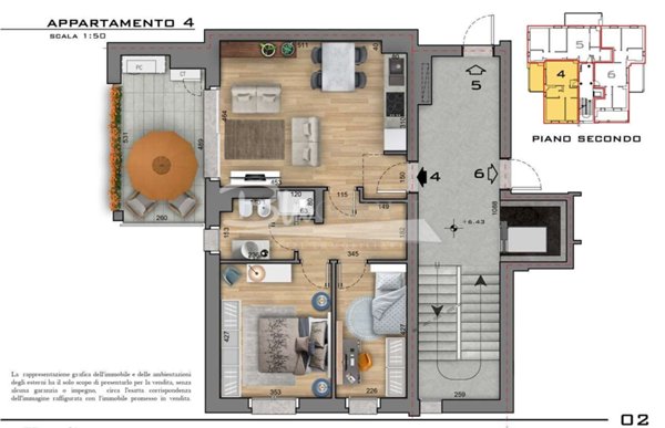 appartamento in affitto a Carpi