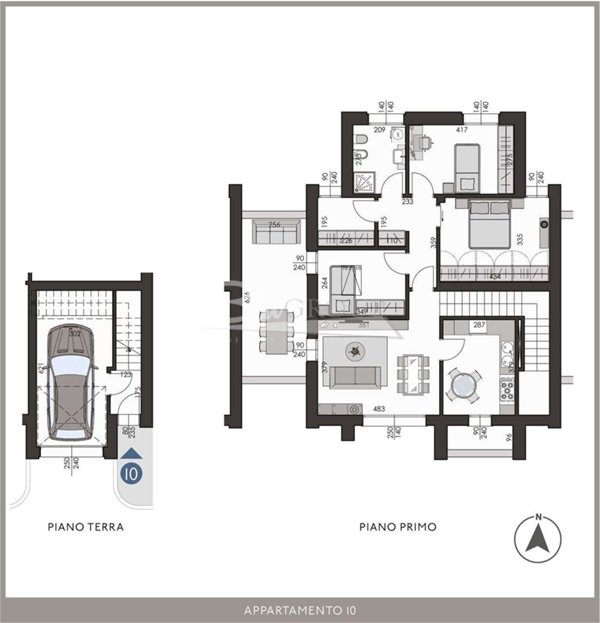 appartamento in affitto a Carpi