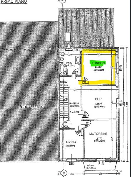 attico in affitto a Carpi
