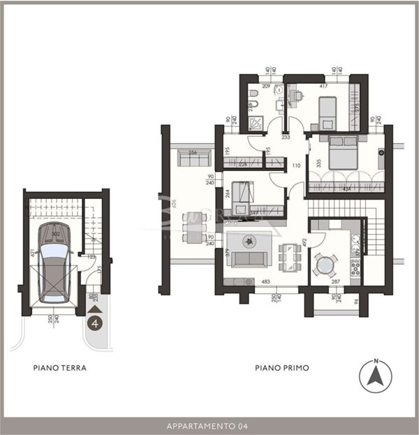 appartamento in affitto a Carpi
