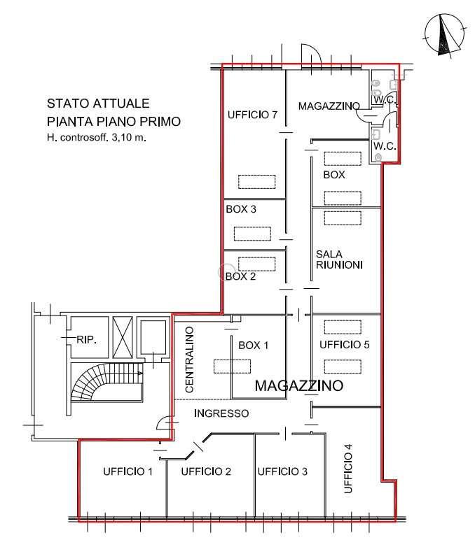locale commerciale in affitto a Modena in zona Madonnina / Quattro Ville