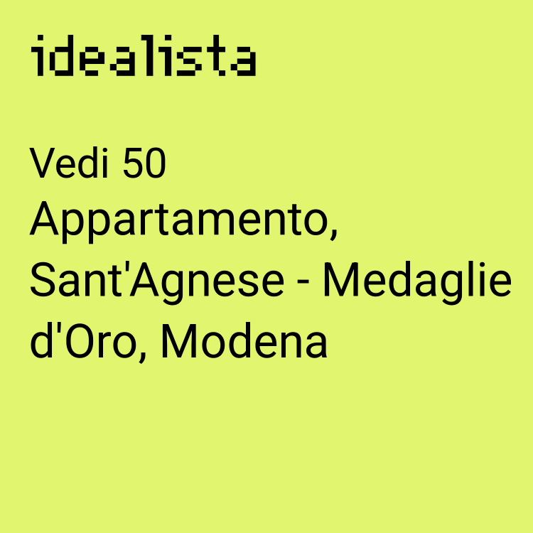 appartamento in affitto a Modena in zona Sant'Agnese