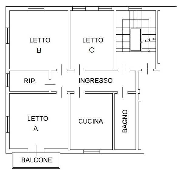 appartamento in affitto a Modena in zona Crocetta