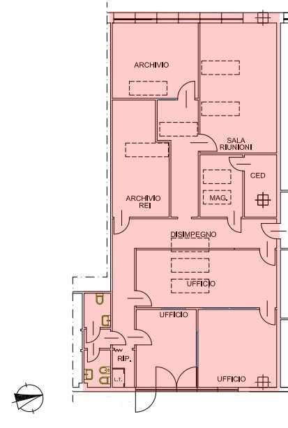 ufficio in affitto a Modena in zona Madonnina / Quattro Ville