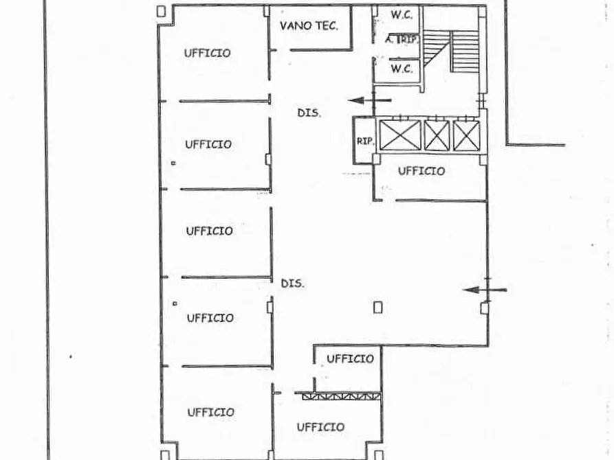 ufficio in affitto a Modena in zona Madonnina / Quattro Ville