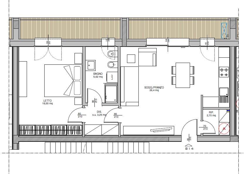 appartamento in affitto a Modena in zona Madonnina / Quattro Ville